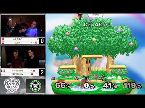 HFLAN 19 - Jah Ridin' / Alain Vs. Baxon / Frenzy - Losers Top 8  - Melee Doubles