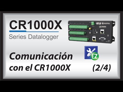 Empezar CR1000X (Spanish) | Comunicacion (Parte 2/4)