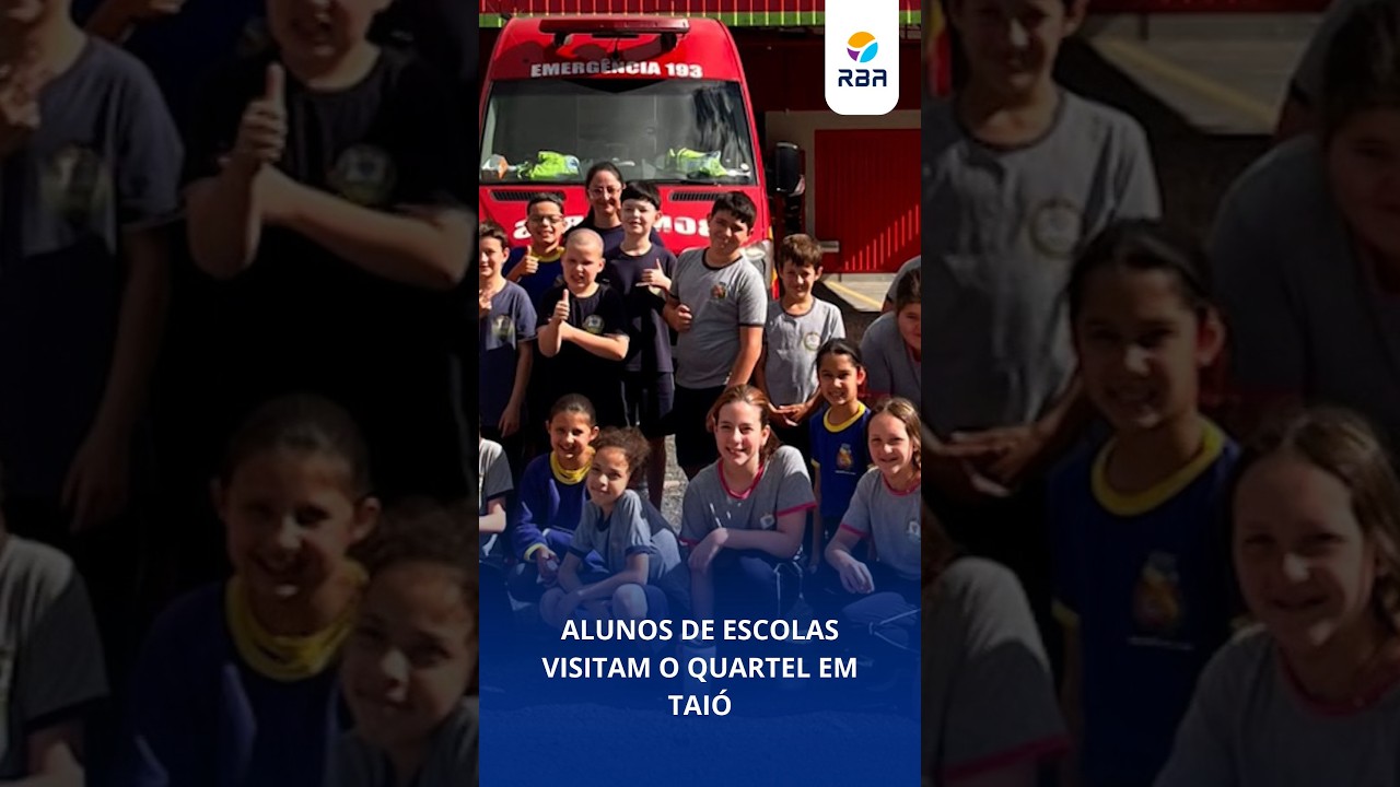 Alunos de escolas visitam o quartel em Taió