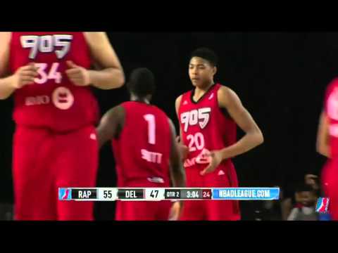 Raptors 905 Highlights: Caboclo's One-Handed Slam - February 26, 2016