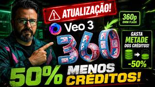 Veo 3 Flow recebe NOVA atualização: 360p mais barato e novos recursos!
