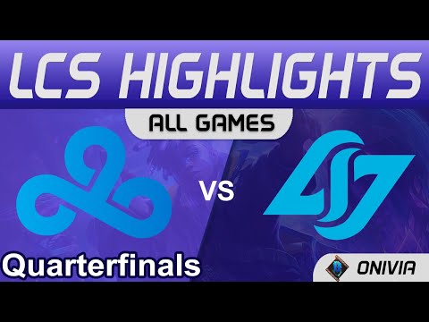 C9 vs CLG Highlights ALL GAMES LCS Lock In Quarterfinals 2022 Cloud9 vs Counter Logic Gaming by Oniv