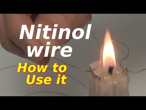 Nitinol Wire/Shape Memory Alloy - How to Use it
