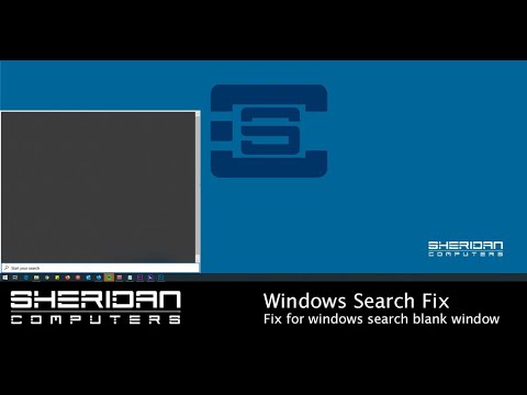 Windows 10 Start Menu - Search not working