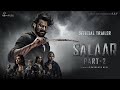 Salaar Part 2 King Prabhash Official Trailer Prabhas Prabhash Southmovie Salaar Shorts