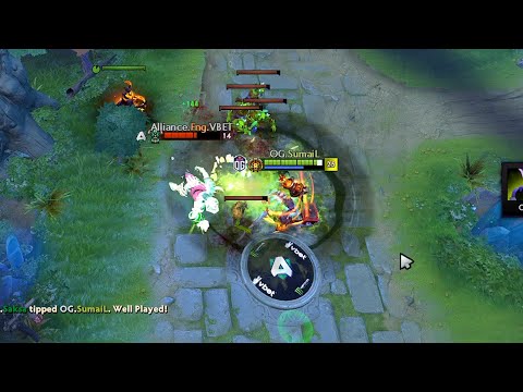 SumaiL drops his BKB in front of FNG - OG vs Alliance - TI10