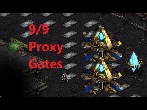 Starcraft Remastered Replay #1 - 9/9 Proxy Gateways