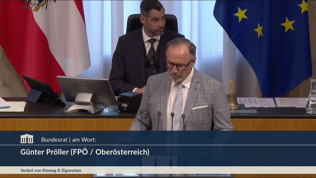Günter Pröller - Verbot von Einweg-E-Zigaretten - 16.7.2026