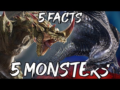 5 Different Monsters 5 Different FACTS - Monster Hunter Lore And Ecology