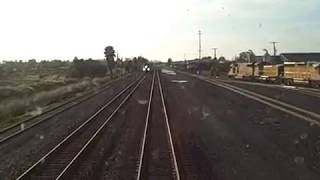preview picture of video 'Cab Ride in Amtrak's 8311 from San Jose to Fremont'