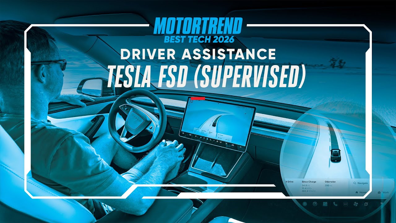 Best Tech 2026: Tesla FSD Is the Most Advanced Driver Assistance System Available