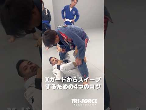 Xガード スタンドアップスイープ4つのコツ篠田光宏先生