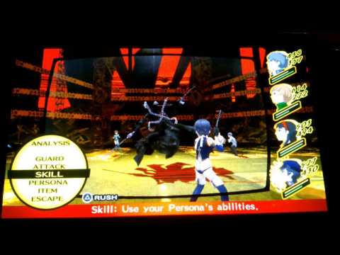 Persona 4 Golden Reaper battle