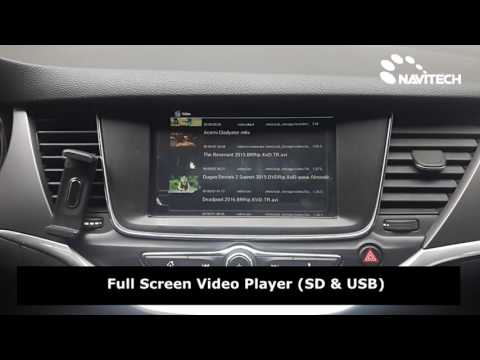 2017 Opel Astra K Android Multimedia Navigation and Rear View Camera OEM Integration Demo Video