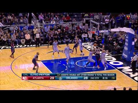 Mike Scott Highlights Hawks vs. Magic 12.13.2014 - 10 Points, 2 Assists