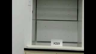 4′ Hemco Laboratory Fume Hood with Epoxy Counter Tops and Base Cabinets