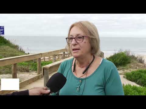 Canelones inauguró bajada accesible en Balneario Sierras del Mar del municipio de La Floresta