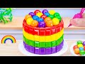 How To Make Rainbow Cake Recipe With Chocolate Tasty Rainbow Chocolate Cake HT Mini Cakes