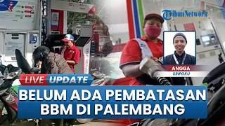 Heboh Isu Pembatasan Kuota Isi BBM, Pelayanan di SPBU Palembang Masih Berjalan Normal