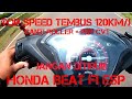 TOP SPEED HONDA BEAT Fi ESP 2016 Top Speed BeAT Tembus 120 Efek Ganti Roller Makin Ngacir