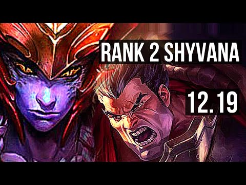 SHYVANA vs DARIUS (TOP) | Rank 2 Shyvana, 5/0/5, 300+ games | KR Challenger | 12.19