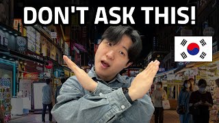 7 THINGS NOT TO ASK IN SOUTH KOREA: What Foreigners Should Not Do in Korea | Seoul Travel Etiquette