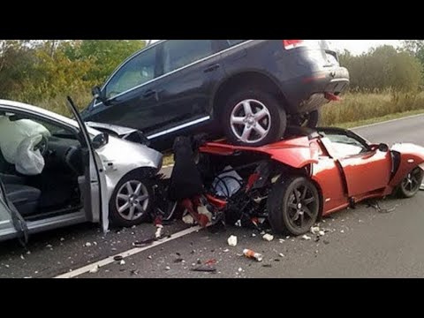 TOP MISS CAPTURED - Ultimate Near Death Video Compilation 2024- CAR CRASHING COMPILATION #3d