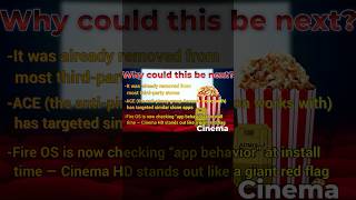 Cinema HD Is OFFICIALLY DEAD — Developer Ends Support  cordcutting #firestick #cinema