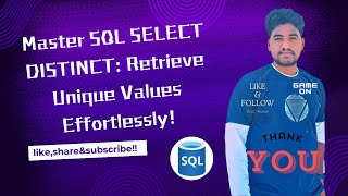 Download the video "Master SQL SELECT DISTINCT: Retrieve Unique Values Effortlessly!"
