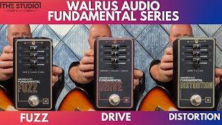 Video thumbnail for Walrus Audio Fundamental Pedals - Drive - Distortion - Fuzz by The Studio Rats