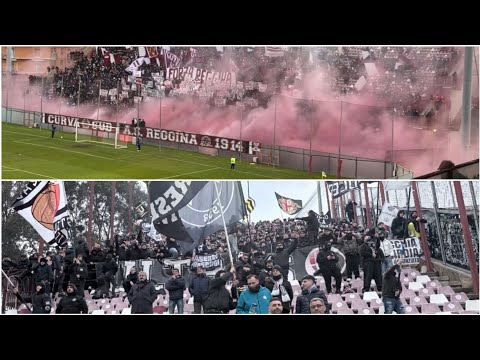 Reggina - Savoia | Grande tifo delle due tifoserie , 01/02/2026