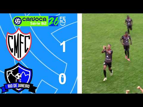 CARIOCA SÉRIE B2- TAÇA MARACANÃ - 3ª RODADA - CARDOSO MOREIRA 1X0 RIO DE JANEIRO