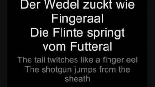 Rammstein - Waidmanns Heil Lyrics and English Translation