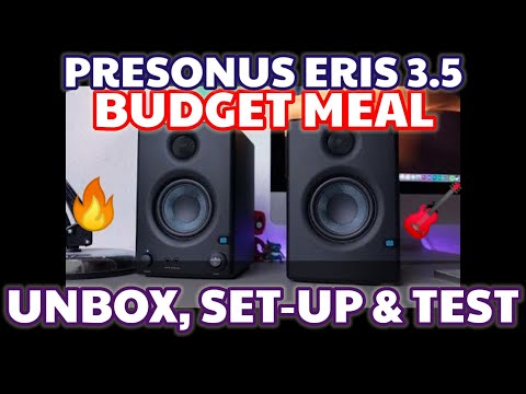 PRESONUS ERIS 3.5 / BUDGET MEAL SPEAKERS / UNBOX, SET UP &,  SOUND CHECK (Taglish) 🎸🎶🎵🔊