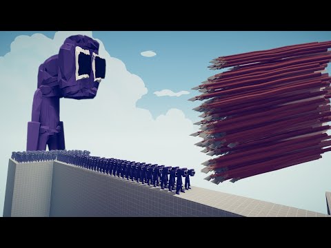 1000x Purple RAINBOW FRIENDS vs EVERY GOD | Totally Accurate Battle Simulator TABS