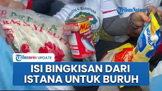 Intip Isi Bingkisan Sembako dari Istana untuk Buruh pada Peringatan May Day 2026 di Monas Jakarta
