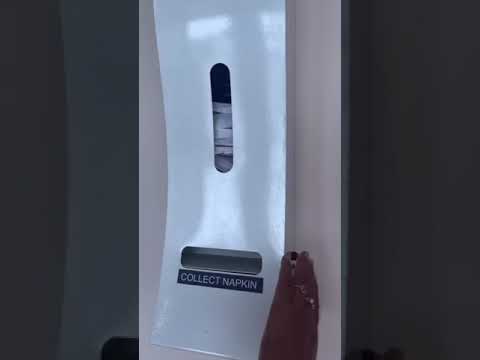 Napkin Vending Machine By A Button Press