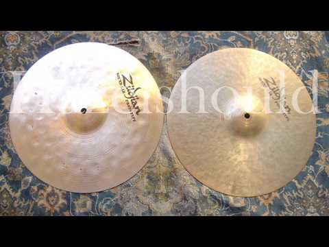 Zildjian K Constantinople Prototype 14" HiHats 1154 & 1338gs