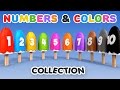 Learn Numbers with Number Ice Cream Popsicles - Colors and Numbers Collection