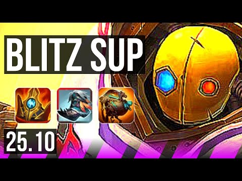 BLITZCRANK & Nilah vs TAHM KENCH & Jinx (SUP) | EUW Master | 25.10