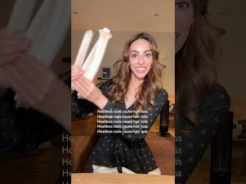 Heatless Hair Rods Are A Scam 💀 | Dr Ree #haircare #haircaretips