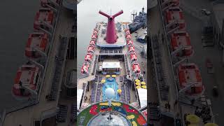 Carnival Paradise Port Tampa Nov 2, 2025, docked and waiting for departure #cruise