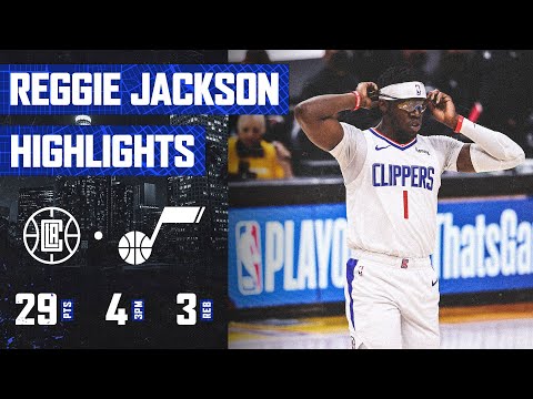Reggie Jackson Steps Up, Produces 29 Points vs. Utah Jazz | LA Clippers