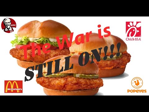 The Chicken Sandwich War is STILL ON! | Popeyes + Chick-fil-A + KFC + McDonald’s