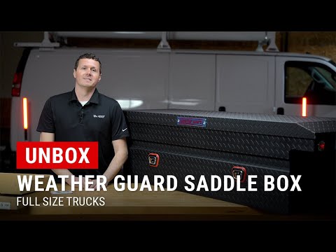 Unboxing A Weather Guard Saddle Truck Tool Box