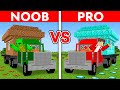 MIKEY vs JJ: NOOB vs PRO: TRUCK HOUSE Build Challenge in Minecraft