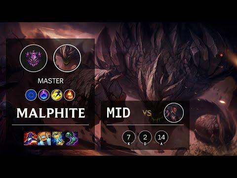 Malphite Mid vs Lucian - EUW Master Patch 10.25b