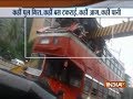 Mumbai: Double decker bus crashes into overhead railing near Bandra, no casualties reported