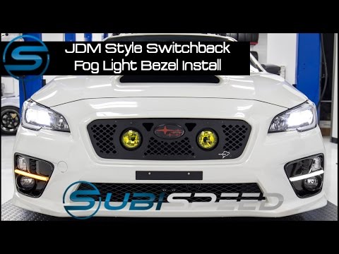 Subispeed - JDM Style Switchback Fog Light Bezel Install