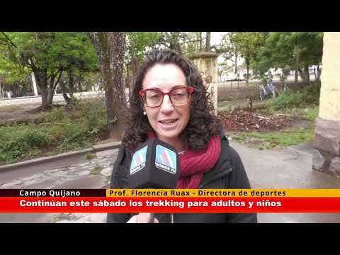 Continúan los trekking para adultos y niños en Campo Quijano